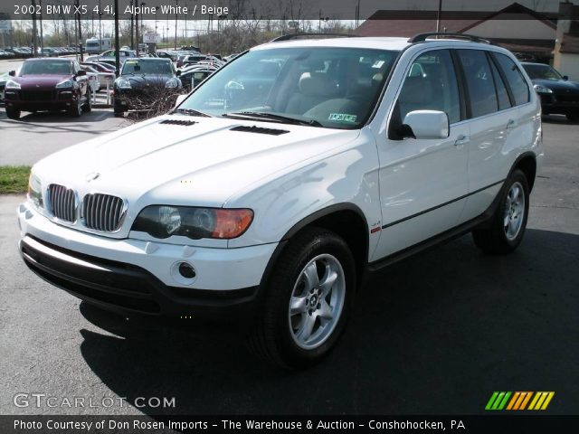 2002 BMW X5 4.4i in Alpine White