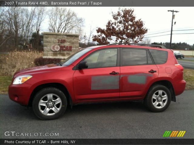 2007 Toyota RAV4 4WD in Barcelona Red Pearl