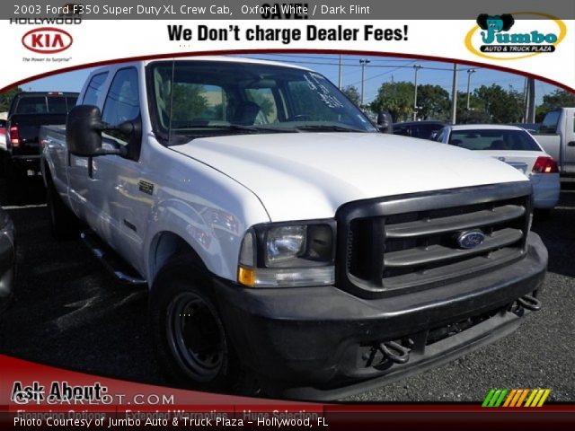 2003 Ford F350 Super Duty XL Crew Cab in Oxford White