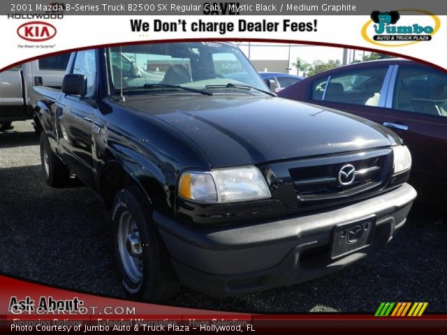 2001 Mazda B-Series Truck B2500 SX Regular Cab in Mystic Black