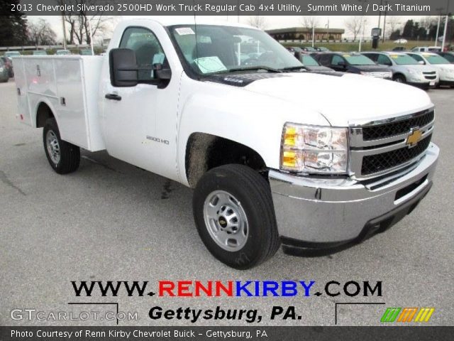 2013 Chevrolet Silverado 2500HD Work Truck Regular Cab 4x4 Utility in Summit White