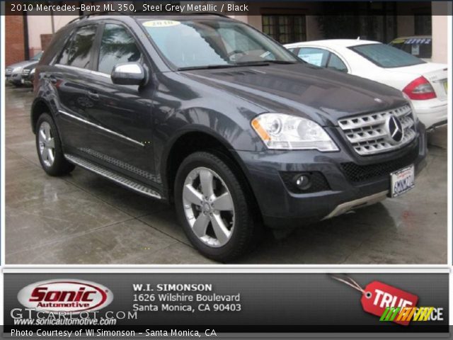 2010 Mercedes-Benz ML 350 in Steel Grey Metallic