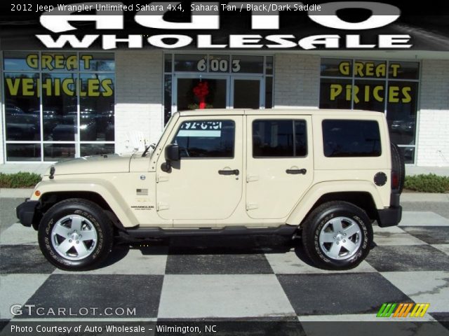 2012 Jeep Wrangler Unlimited Sahara 4x4 in Sahara Tan