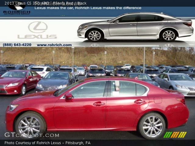 2013 Lexus GS 350 AWD in Riviera Red