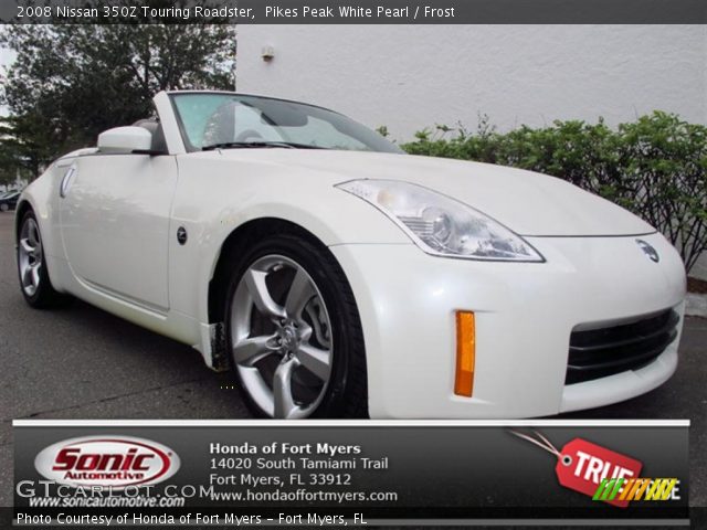 2008 Nissan 350Z Touring Roadster in Pikes Peak White Pearl