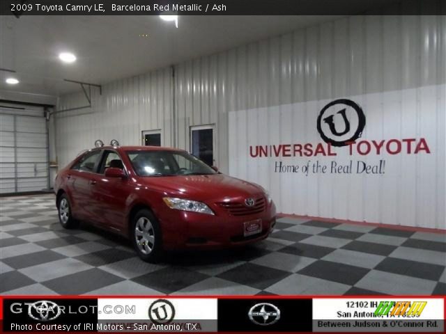 2009 Toyota Camry LE in Barcelona Red Metallic