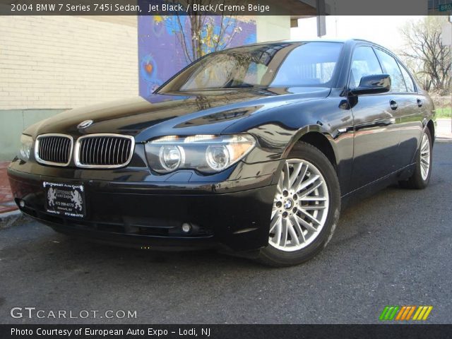 2004 BMW 7 Series 745i Sedan in Jet Black