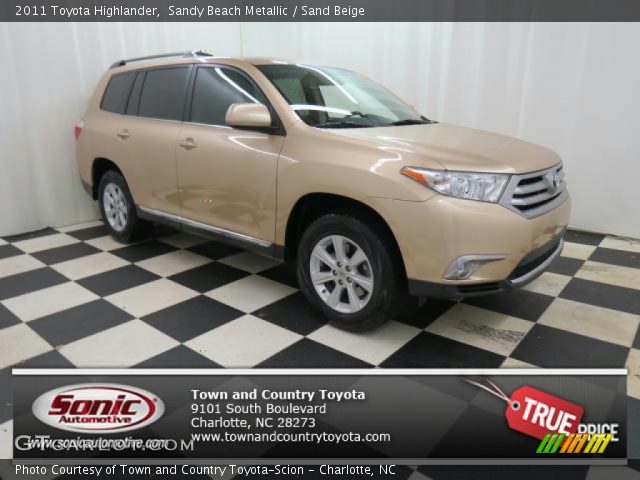 2011 Toyota Highlander  in Sandy Beach Metallic