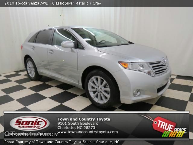 2010 Toyota Venza AWD in Classic Silver Metallic