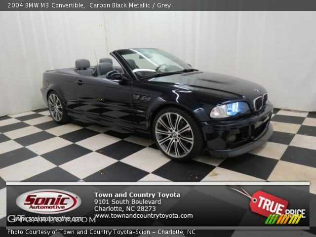 2004 BMW M3 Convertible in Carbon Black Metallic