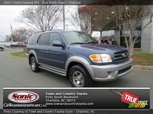2002 Toyota Sequoia SR5 in Blue Marlin Pearl