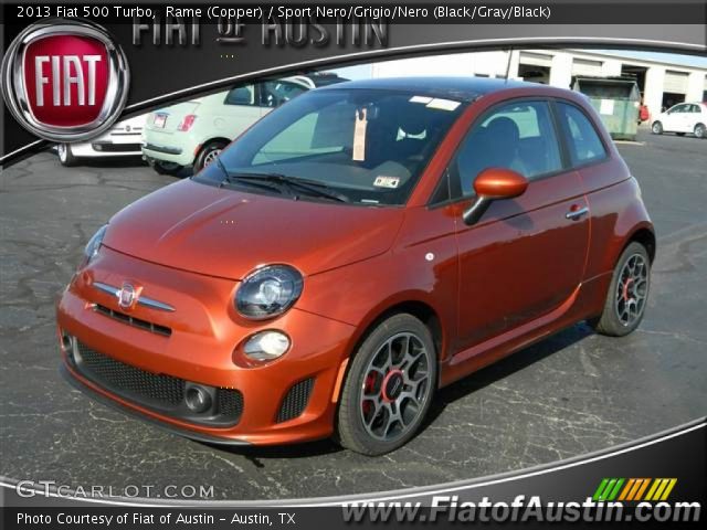 2013 Fiat 500 Turbo in Rame (Copper)