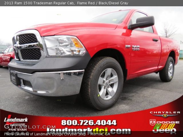 2013 Ram 1500 Tradesman Regular Cab in Flame Red