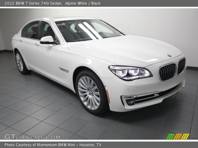 2013 BMW 7 Series 740i Sedan in Alpine White