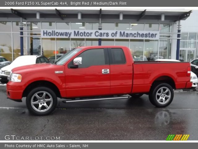2006 Ford F150 XL SuperCab 4x4 in Bright Red