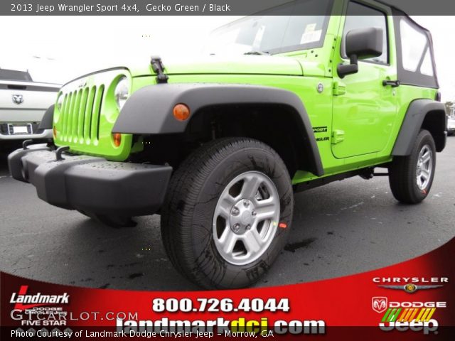 2013 Jeep Wrangler Sport 4x4 in Gecko Green