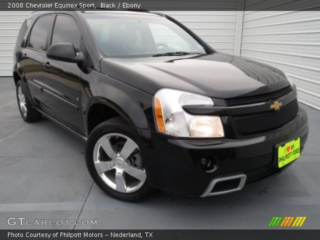2008 Chevrolet Equinox Sport in Black