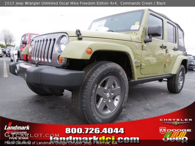 2013 Jeep Wrangler Unlimited Oscar Mike Freedom Edition 4x4 in Commando Green