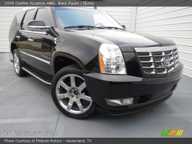 2008 Cadillac Escalade AWD in Black Raven