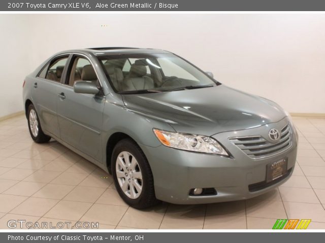 2007 Toyota Camry XLE V6 in Aloe Green Metallic