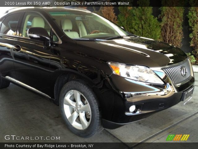 2010 Lexus RX 350 AWD in Obsidian Black