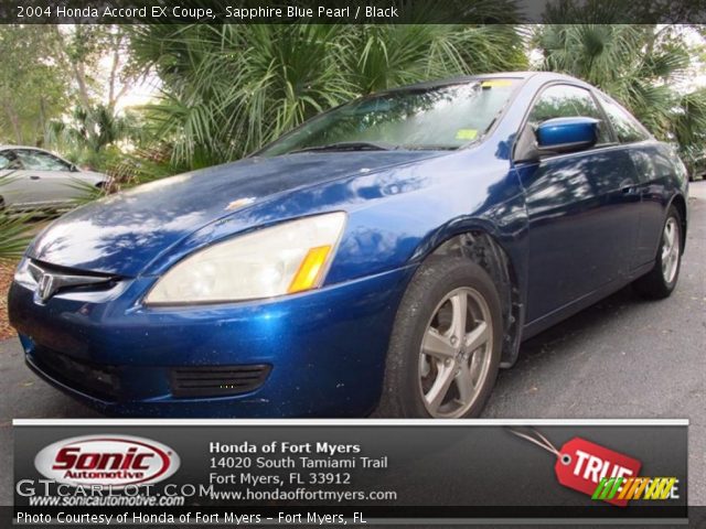 2004 Honda Accord EX Coupe in Sapphire Blue Pearl