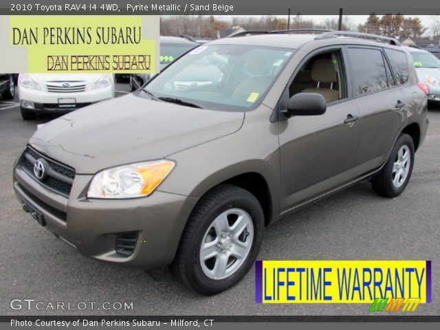 2010 Toyota RAV4 I4 4WD in Pyrite Metallic