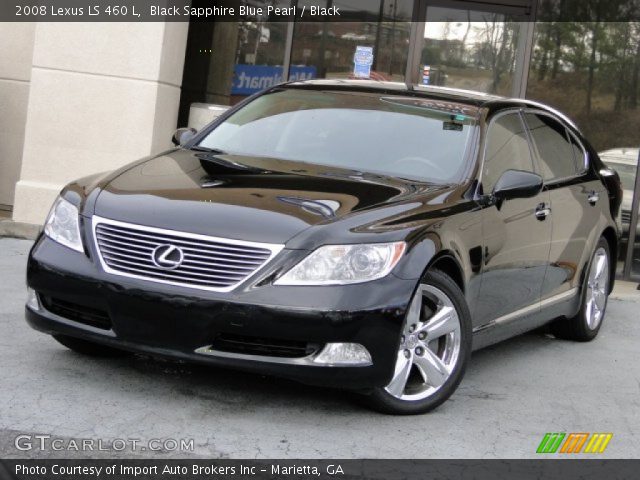 2008 Lexus LS 460 L in Black Sapphire Blue Pearl