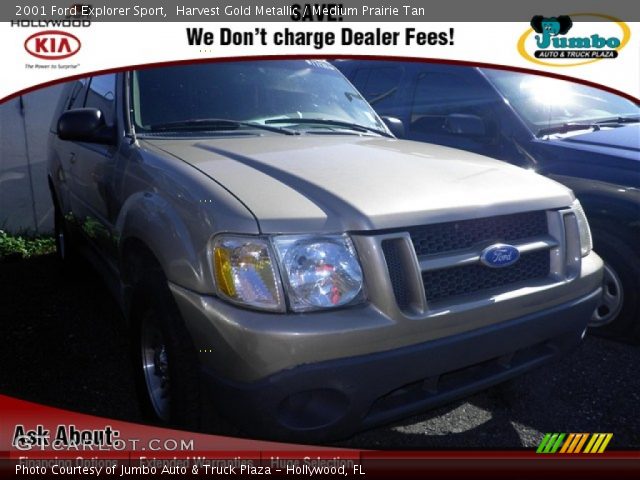 2001 Ford Explorer Sport in Harvest Gold Metallic