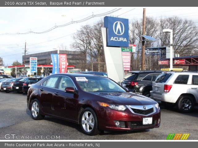 2010 Acura TSX Sedan in Basque Red Pearl