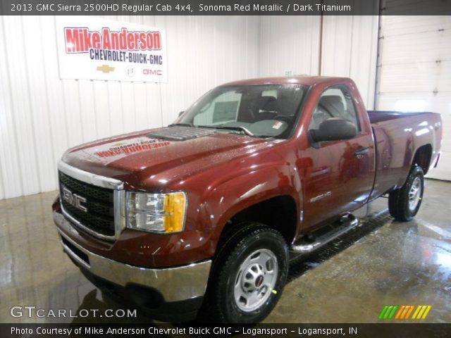 2013 GMC Sierra 2500HD Regular Cab 4x4 in Sonoma Red Metallic