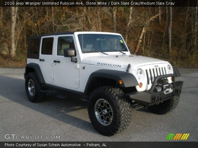 2010 Jeep Wrangler Unlimited Rubicon 4x4 in Stone White