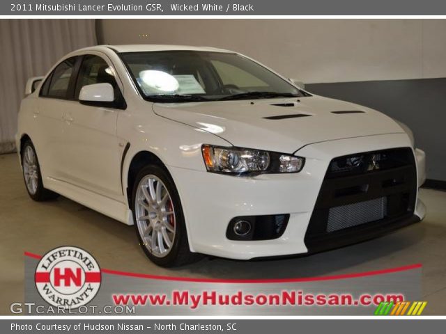 2011 Mitsubishi Lancer Evolution GSR in Wicked White