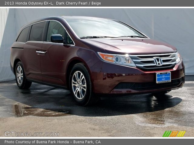 2013 Honda Odyssey EX-L in Dark Cherry Pearl