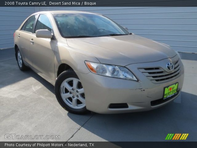 2008 Toyota Camry LE in Desert Sand Mica