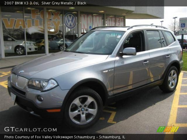 2007 BMW X3 3.0si in Silver Grey Metallic