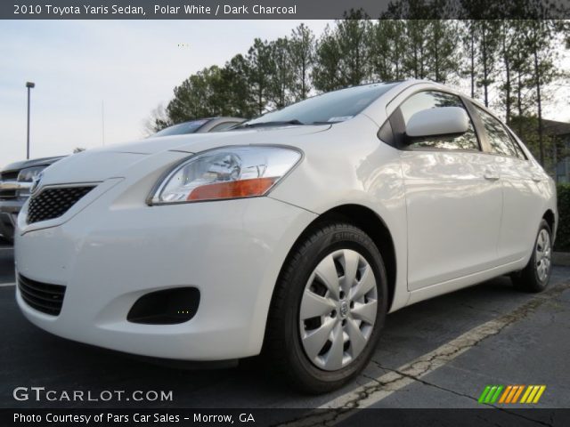 2010 Toyota Yaris Sedan in Polar White