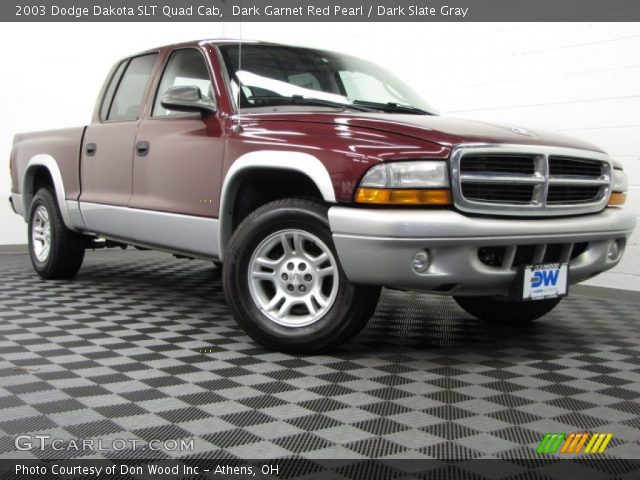 2003 Dodge Dakota SLT Quad Cab in Dark Garnet Red Pearl
