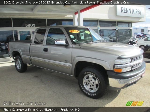 2002 Chevrolet Silverado 1500 LT Extended Cab 4x4 in Light Pewter Metallic