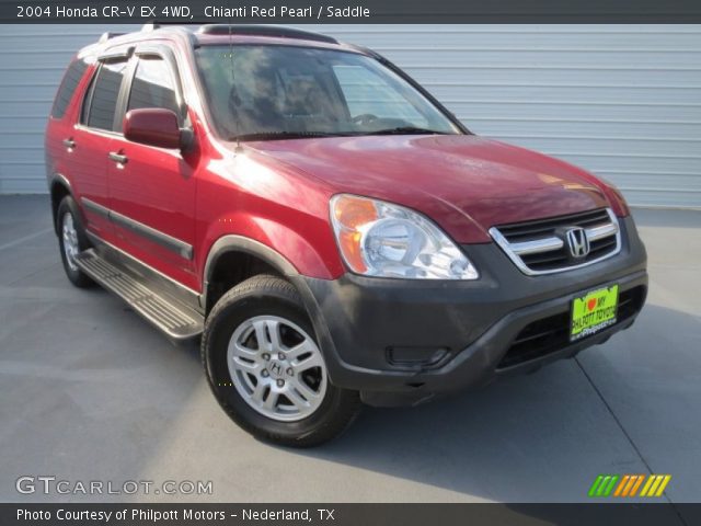 2004 Honda CR-V EX 4WD in Chianti Red Pearl