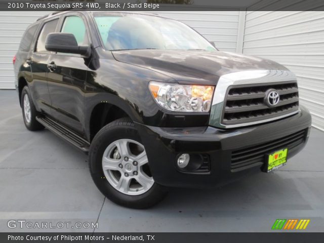 2010 Toyota Sequoia SR5 4WD in Black