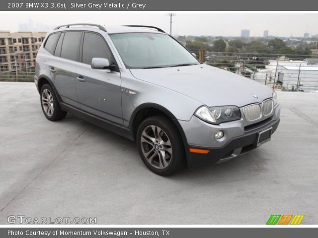 2007 BMW X3 3.0si in Silver Grey Metallic