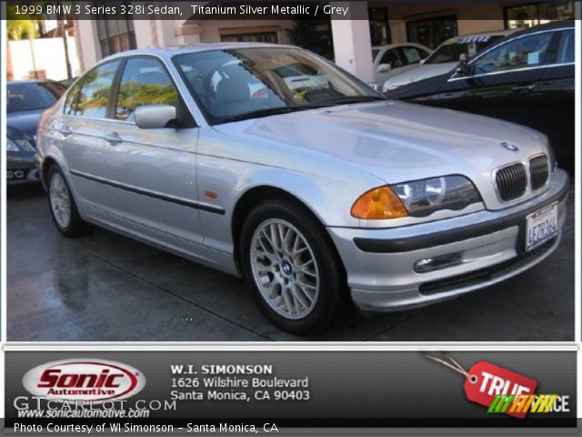 1999 BMW 3 Series 328i Sedan in Titanium Silver Metallic