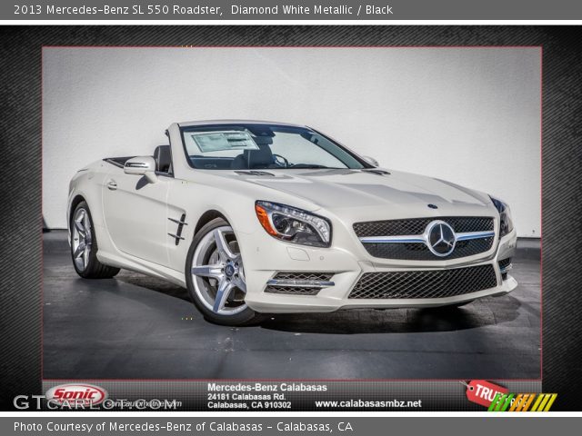 2013 Mercedes-Benz SL 550 Roadster in Diamond White Metallic