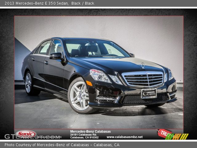 2013 Mercedes-Benz E 350 Sedan in Black