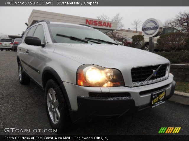 2005 Volvo XC90 2.5T AWD in Silver Metallic