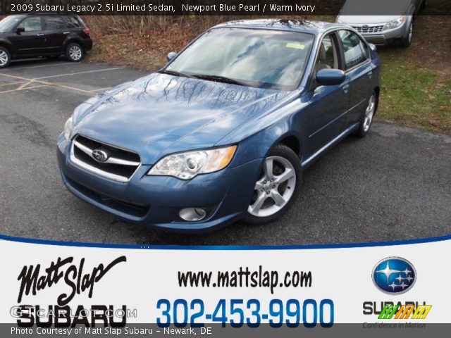 2009 Subaru Legacy 2.5i Limited Sedan in Newport Blue Pearl