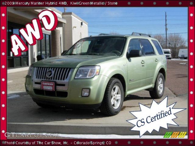 2009 Mercury Mariner Hybrid 4WD in Kiwi Green Metallic