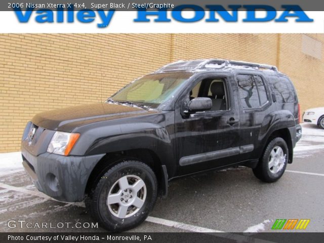 2006 Nissan Xterra X 4x4 in Super Black