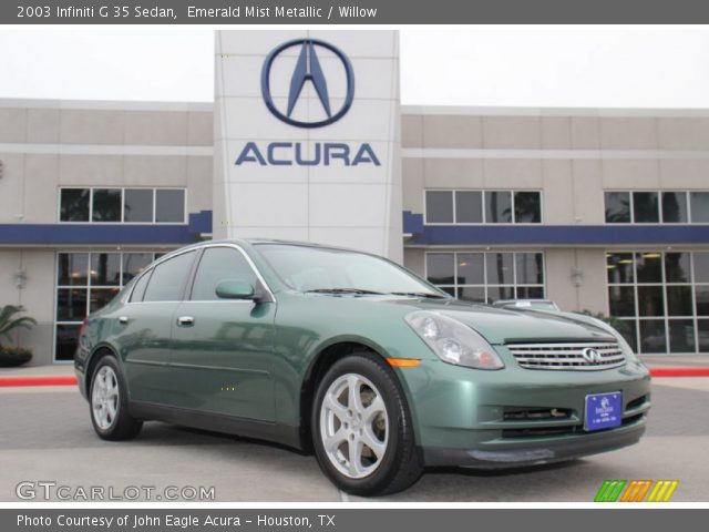 2003 Infiniti G 35 Sedan in Emerald Mist Metallic